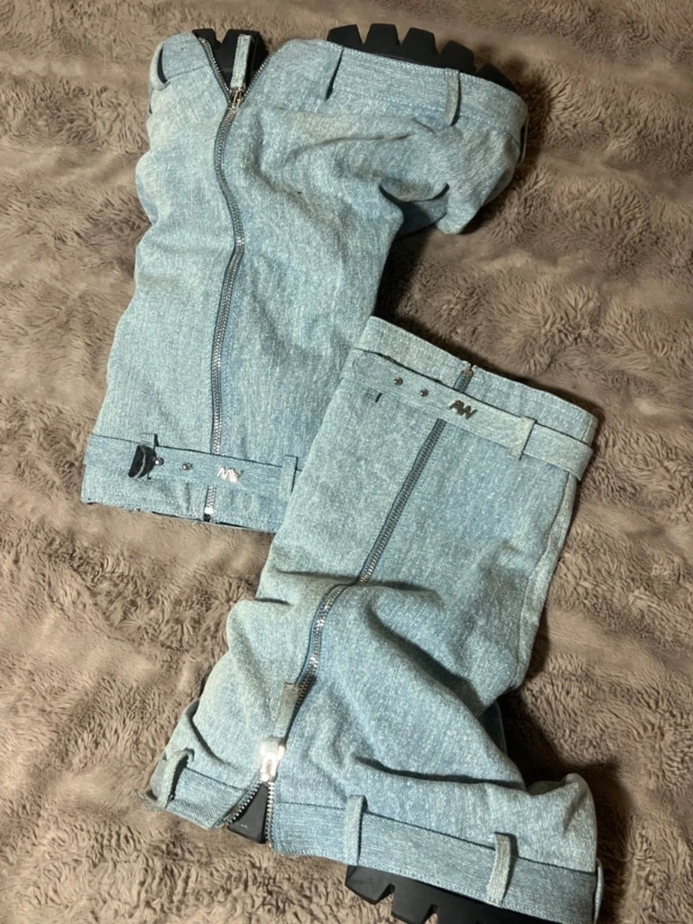 Denim boots - Picture 1 of 3